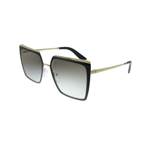 prada pr 58ws aav0a7|Prada PR 58WS AAV0A7 Black Pale Gold Metal Square .